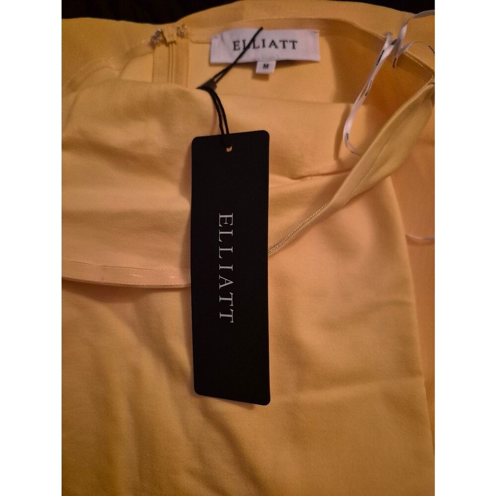 NWT Elliatt Yellow Strapless Gown Dress Size M - Picture 12 of 12